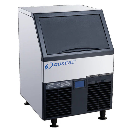 Dukers DIM150 Undercounter Ice Machine with 40 lb Storage Bin – 156 lb Daily Production