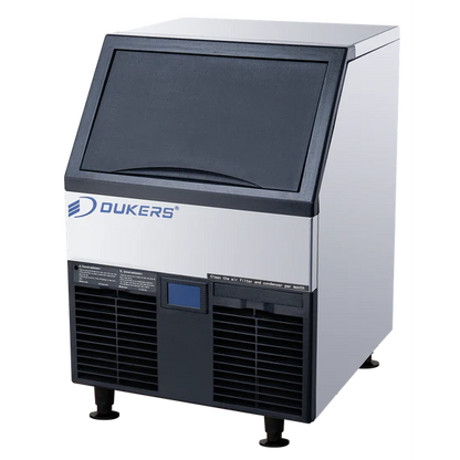 Dukers DIM150 Undercounter Ice Machine with 40 lb Storage Bin – 156 lb Daily Production