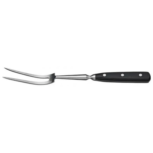 Winco KFP-140 Acero 14" German Steel Carving Fork with POM Handle