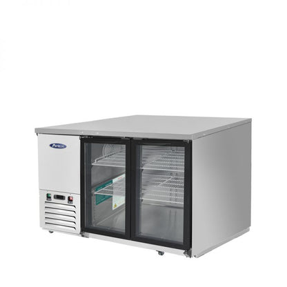 Atosa MBB48GGR 48" Two Glass Door Back Bar Cooler