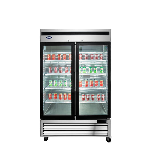 Atosa MCF8703ES — Two (2) Glass Door Reach-in Freezer