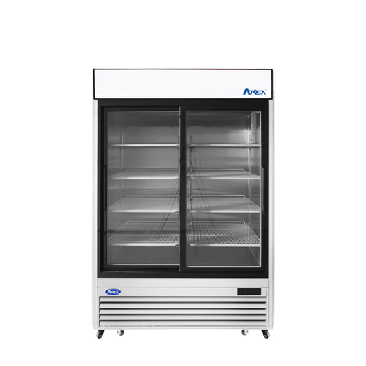 Atosa MCF8709GR — Two (2) Sliding Glass Door Merchandiser Cooler