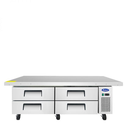 Atosa MGF8454GR 76″ Refrigerated Chef Base