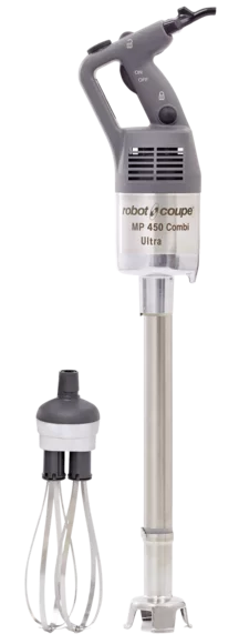 Robot Coupe MP450COMBI Turbo 18" Variable Speed Immersion Blender with 10" Whisk