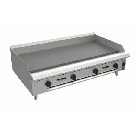 Venancio PGM48G-CT Prime Series 48" Manual Control Countertop Gas Griddle