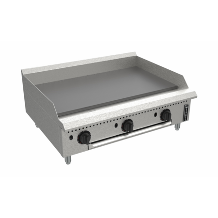 Venancio PGT36G-CT Prime Series 36" Thermostatic Control Countertop Gas Griddle