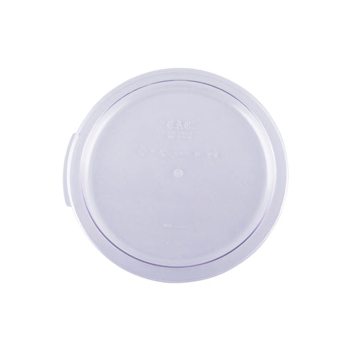 CAC China FS1R-1282CV-C Clear Cover for 12, 18, & 22 Qt Round Food Storage Containers