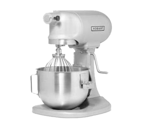 Hobart N50 5 Qt. Bowl Lift Countertop Mixer with Standard Accessories