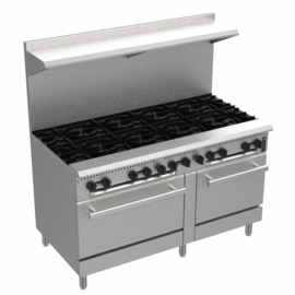 Venancio PRO60G-ST 60" 10 Burner Gas Range w/ 2 Standard Ovens