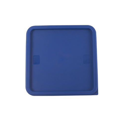 CAC China FSSQ-1282CV-BL Blue Cover for 12, 18, & 22 Qt Square Food Storage Containers
