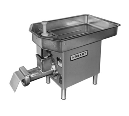 Hobart 4732-18-STD # 32 Meat Chopper with Feed Pan - 200V/3ph