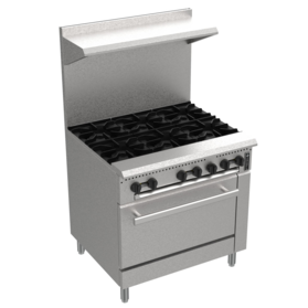 Venancio PRO36G-ST 36" 6 Burner Gas Range w/ Standard Oven