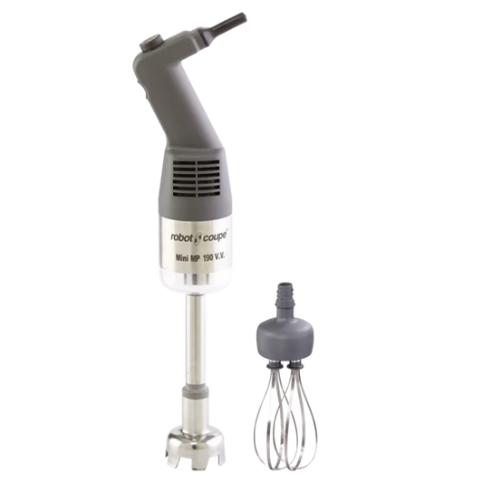 Robot Coupe MMP190VVCOMBI Mini 8" Variable Speed Immersion Blender with 7" Whisk