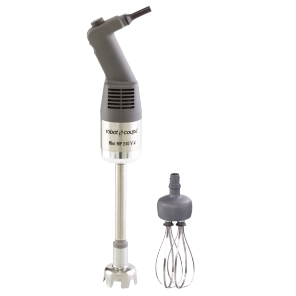 Robot Coupe MMP240VVCOMBI Mini 10" Variable Speed Immersion Blender with 7" Whisk