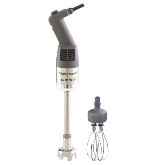 Robot Coupe MMP240VVCOMBI Mini 10" Variable Speed Immersion Blender with 7" Whisk