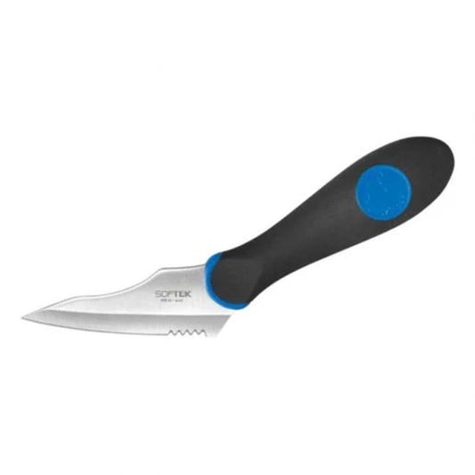 Winco KPR-30 Sof-Tek 3-1/2" All-Purpose Utility Knife with Non-Slip Handle