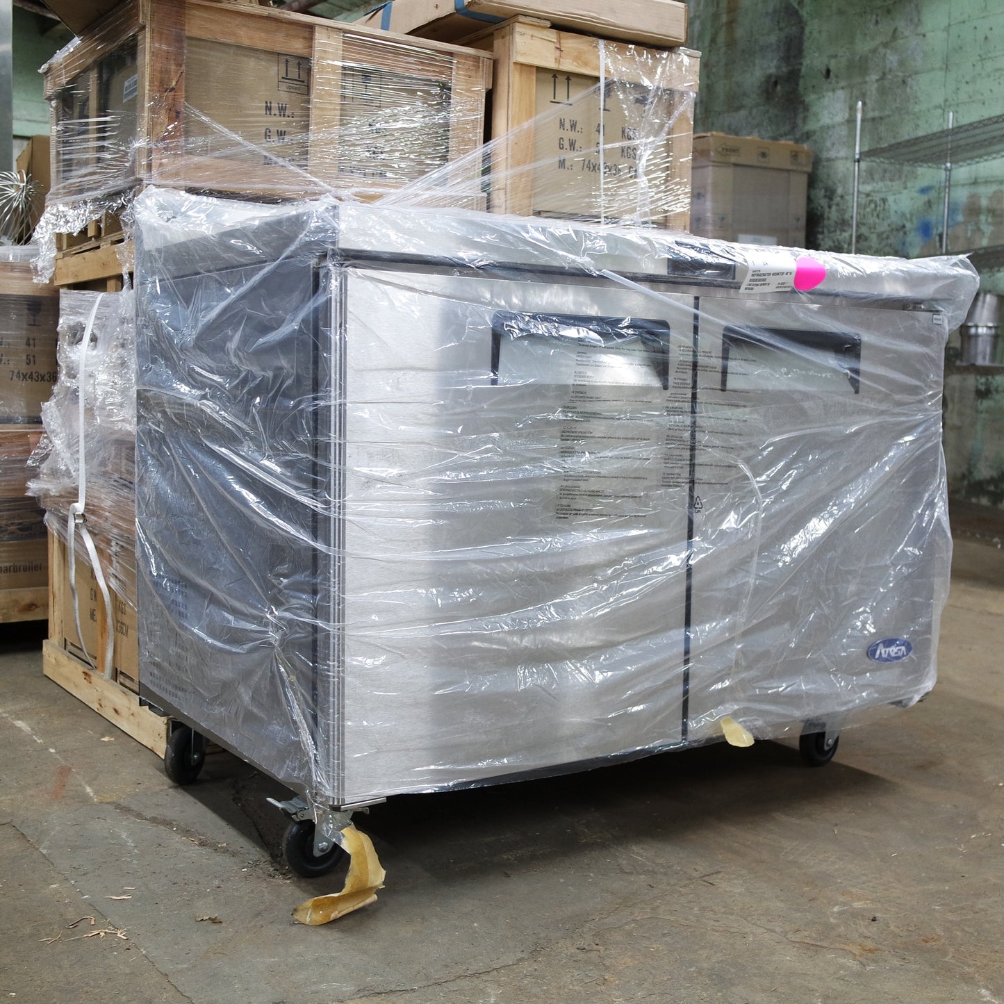 ATOSA MGF8409GR 48′′ Worktop Undercounter Refrigerator [OPEN-BOX]