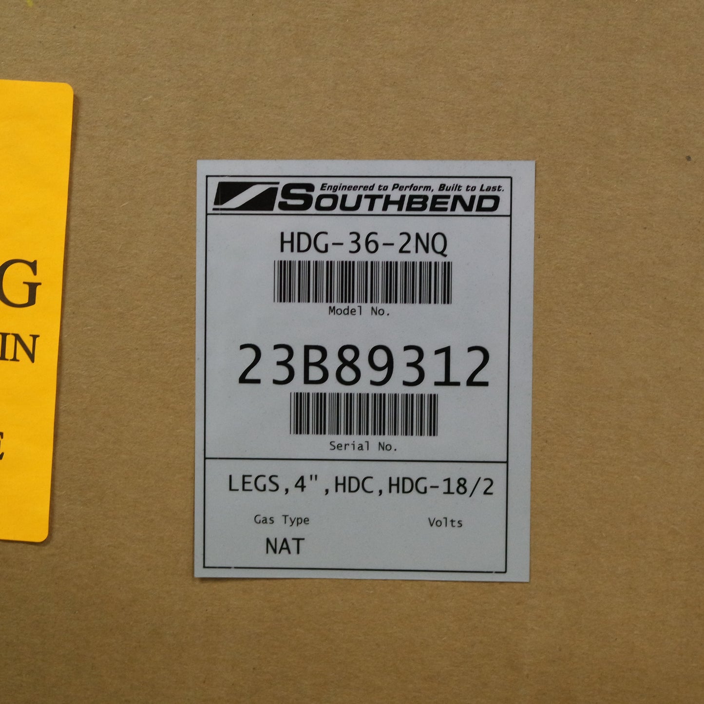 Southbend HDG-36 36" Natural Gas Thermostatic Control Griddle - 1" Steel Plate [OPEN-BOX]