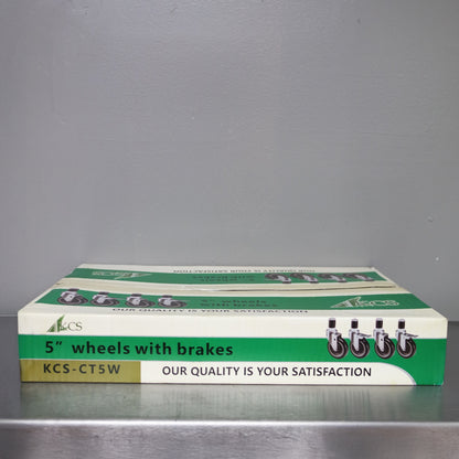 5" Worktable/Equipment Stand Swivel Stem Casters (Set of 4)