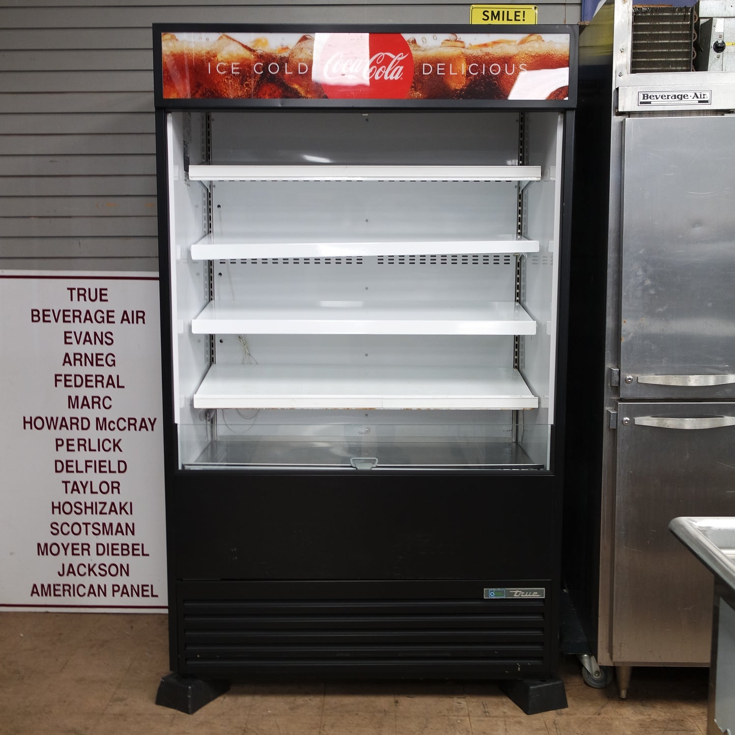 [USED]True TOAM-48-HC~TSL01 48" Vertical Open Air Cooler