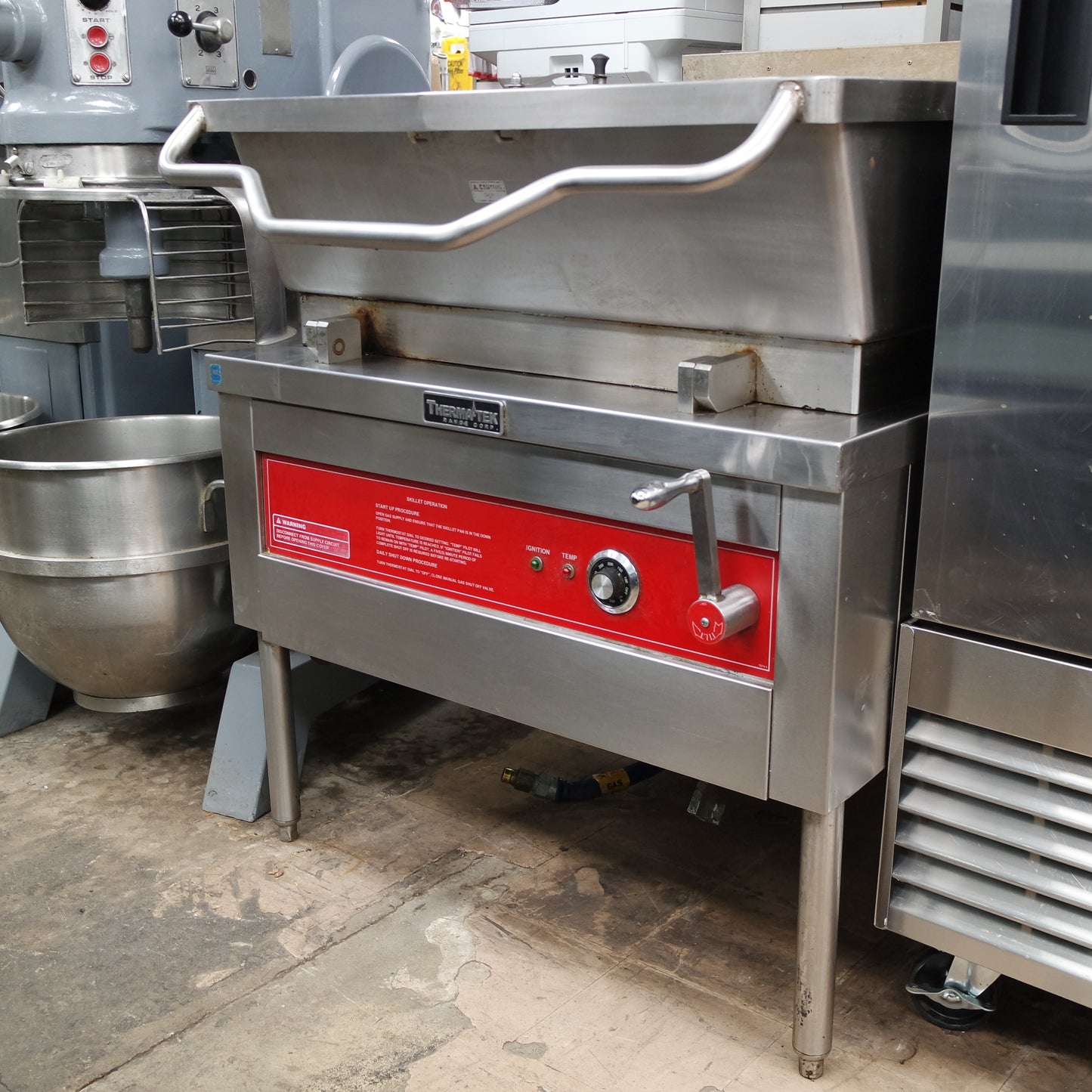 [USED] Therma-Tek GS-30 30 Gallon Natural Gas Tilting Skillet Braising Pan