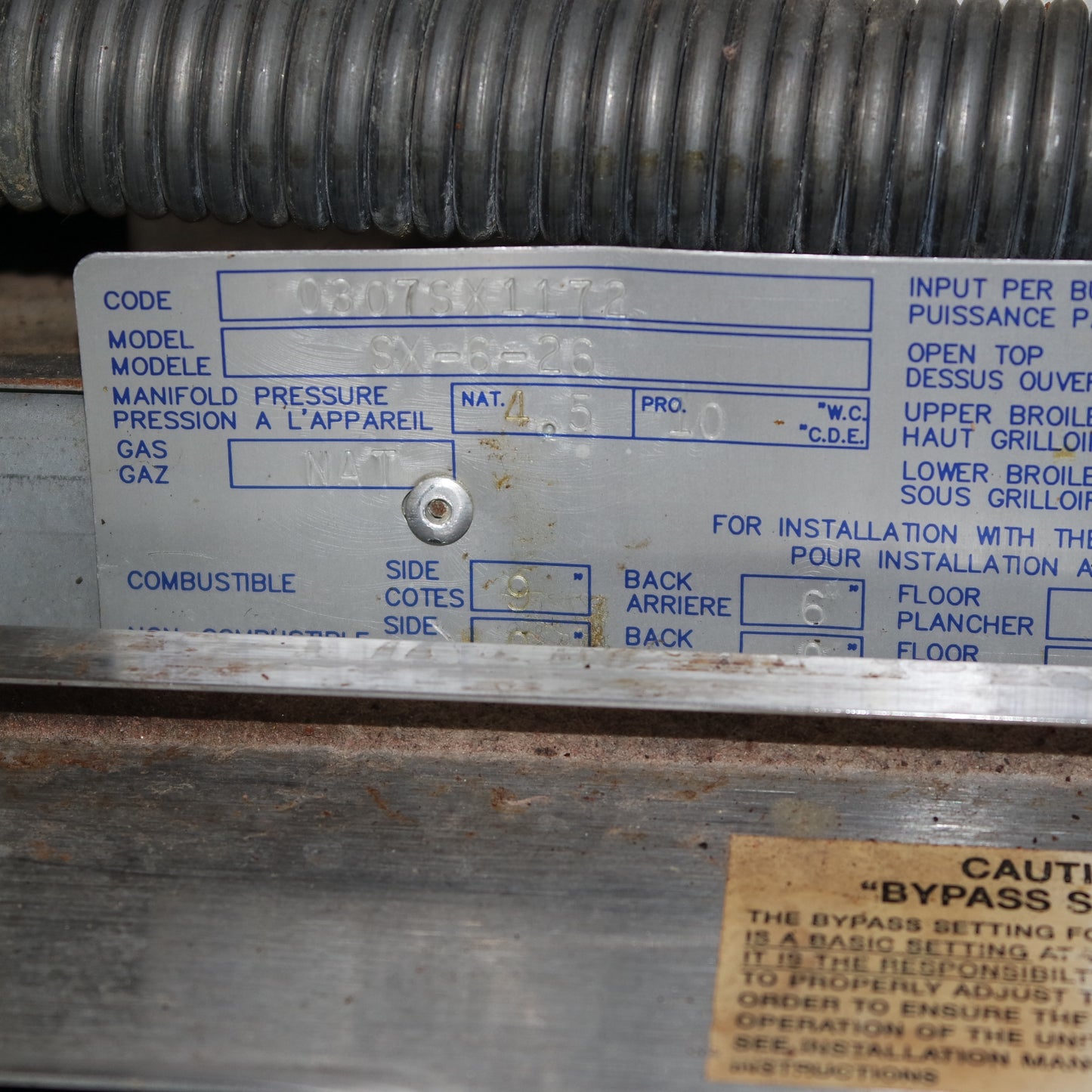 [USED] Garland Sunfire SX-6-26 36" Natural Gas 6 Burner Range