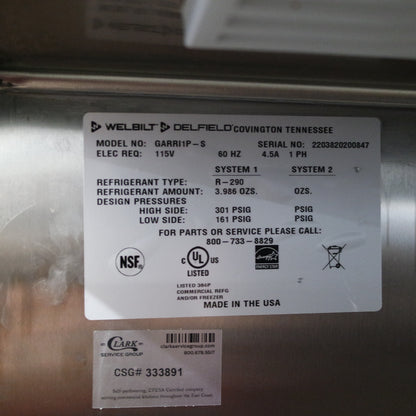 Delfield GARRI1P-S 34″ One Section Roll In Refrigerator [OPEN-BOX]