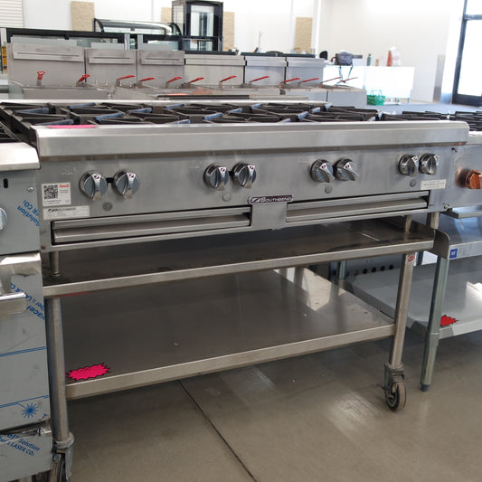 [USED] Southbend HDO-48 48" Natural Gas 8 Burner Hotplate w/ Equipment Stand