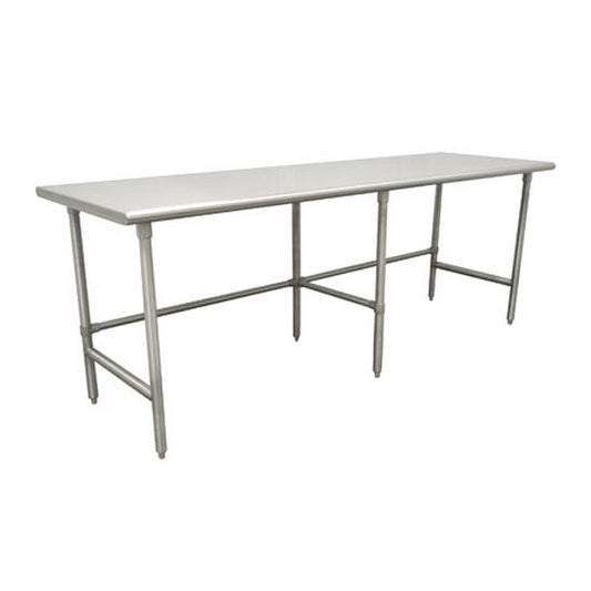 KCS WSCB-3084 30" x 84" Stainless Steel Work Table With Cross Bar