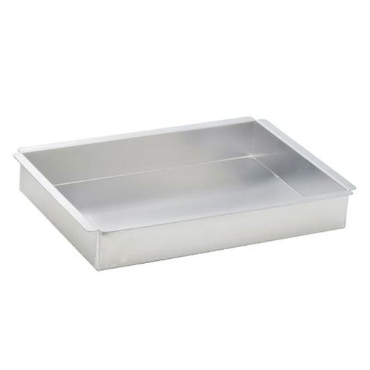 Winco ACP-0913 13" x 9" x 2" Rectangular Aluminum Cake Pan