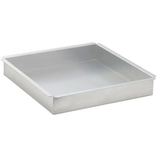 Winco ACP-1212 12" x 12" x 2" Square Aluminum Cake Pan