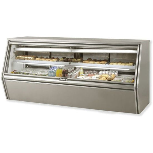 Leader ERCD96ES-R 96" Remote Refrigerated Slanted Glass Counter Deli Case