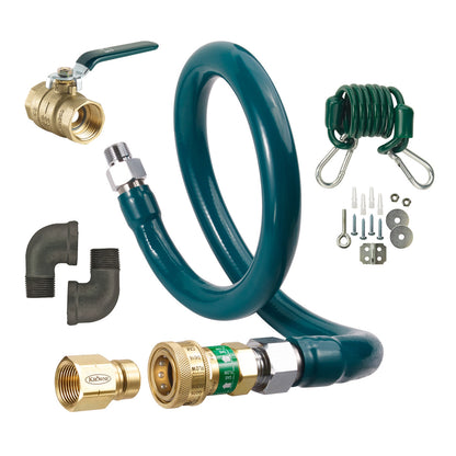 Krowne M7548K Royal Series 48" 3/4" Flexible Gas Hose Kit With Quick Disconnect