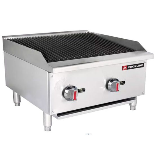 Cookline CCB-24 24" Gas Countertop Radiant Charbroiler