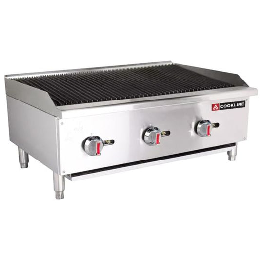 Cookline CCB-36 36" Gas Countertop Radiant Charbroiler