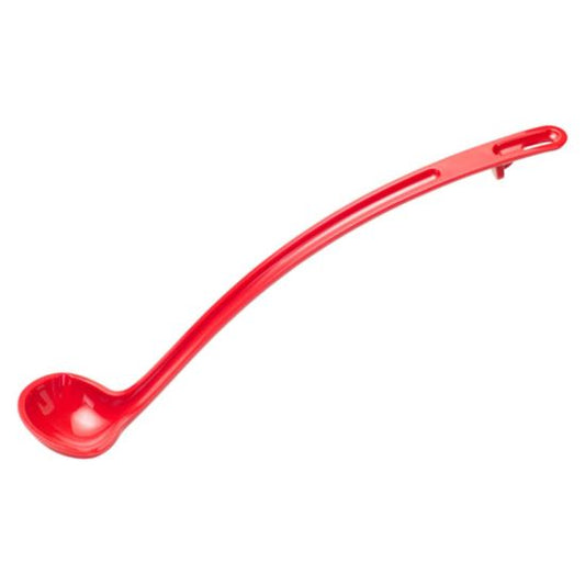 Winco CVLD-13R Red 13" Polycarbonate 1 oz Serving Ladle