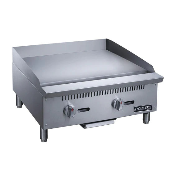 Dukers DCGT24 24" W Natural Gas Thermostatic Control Griddle