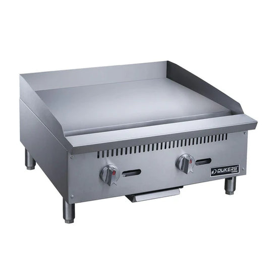 Dukers DCGT24 24" W Natural Gas Thermostatic Control Griddle