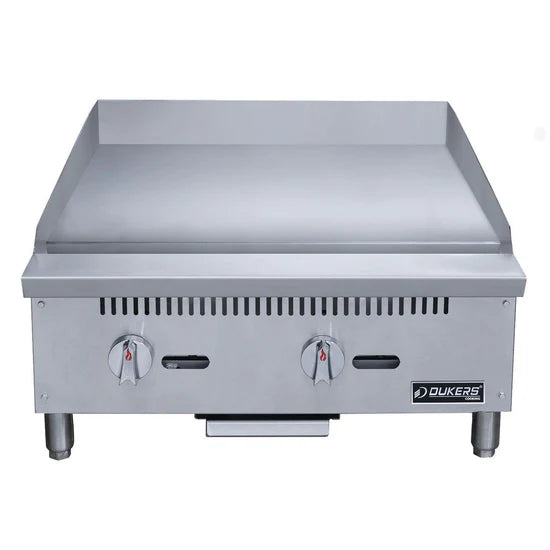 Dukers DCGT24 24" W Natural Gas Thermostatic Control Griddle