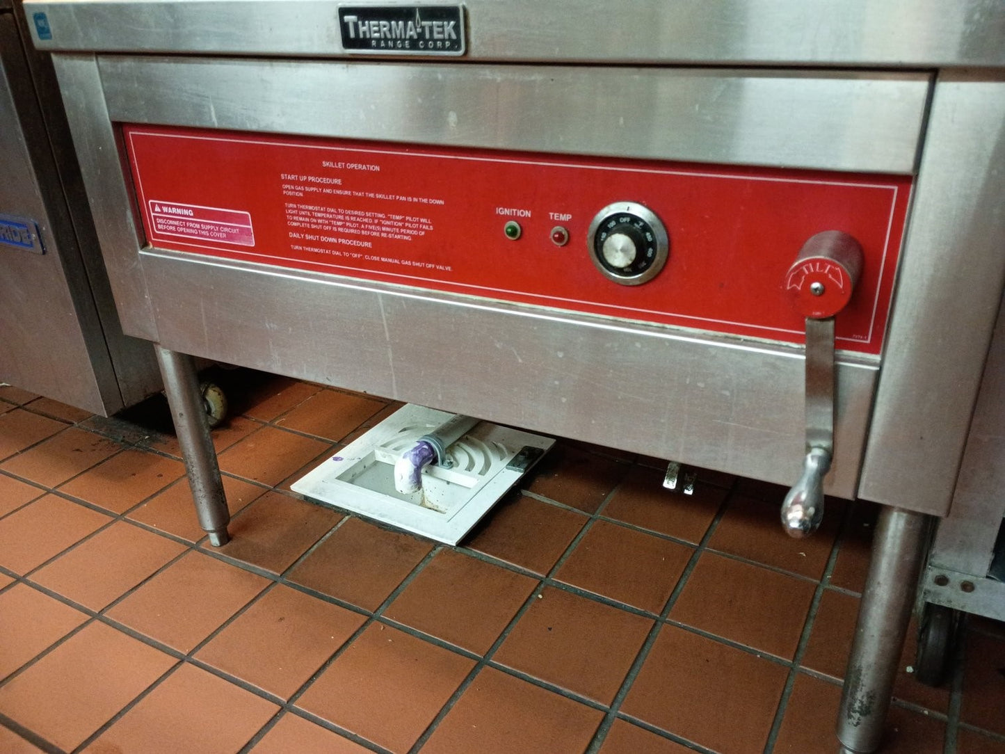 [USED] Therma-Tek GS-30 30 Gallon Natural Gas Tilting Skillet Braising Pan