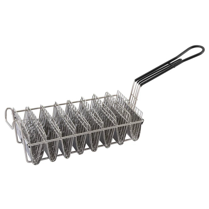 Winco TB-8 - Fry Basket - Taco Shells - 6" Wide 8-Slots