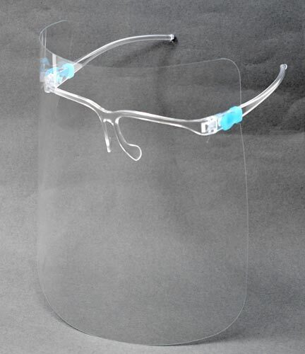 Omcan USA 46700 Disposable Face Shield Cover with Glasses Frame