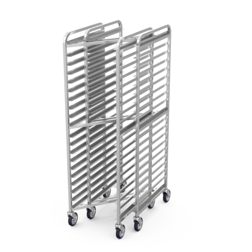 Winholt AL-1815N Aluminum Mobile Nesting Pan Rack