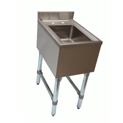 NBR Equipment UD-1-1014-1421V Slim-Line Underbar Dump Sink