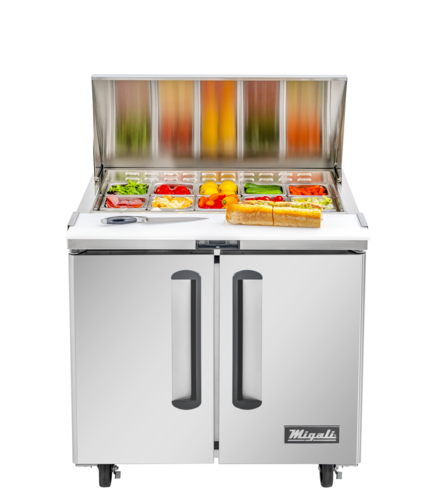 Migali C-SP36-15BT-HC Competitor Series® Refrigerated Counter/Big Top Sandwich Prep Table
