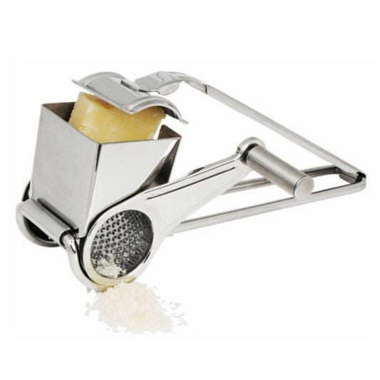 Winco GRTS-1 Stainless Steel Manual Rotary Cheese Grater with Drum