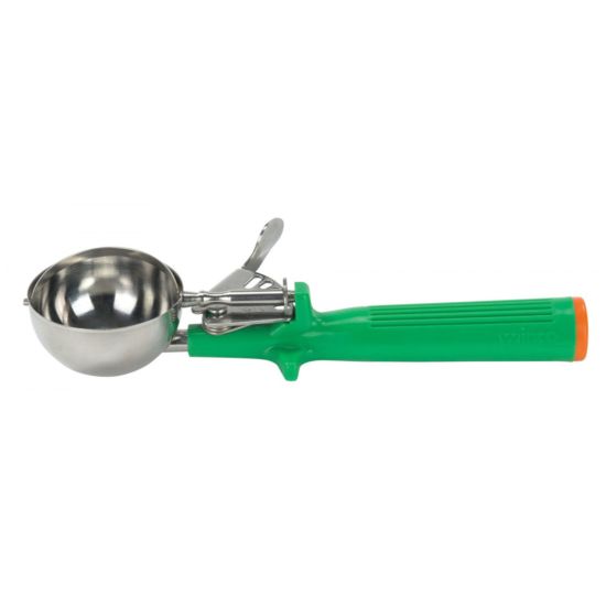 Winco ICOP-12 Size 12 Deluxe 1 Piece Ice Cream Disher with Spring Release