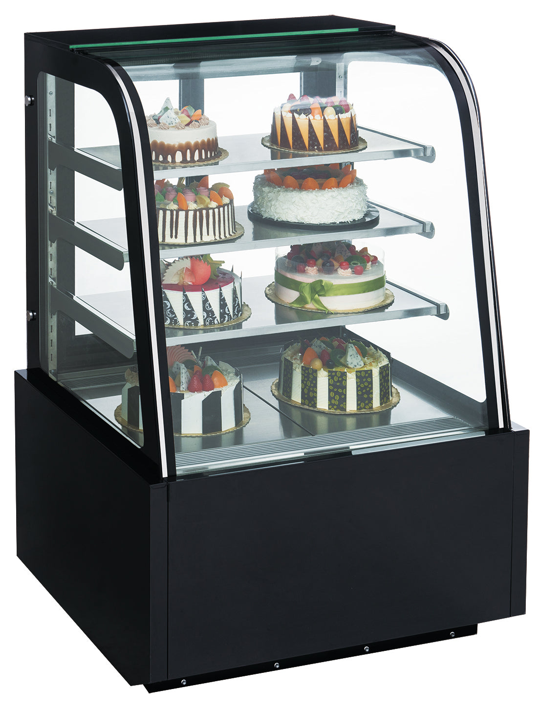 Dukers DDM48R-CB Curved Glass 48″ Cake Showcase