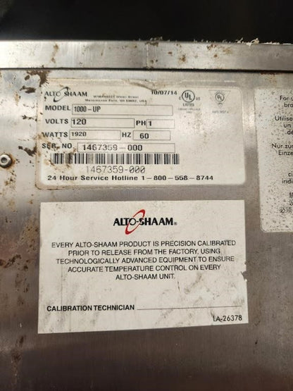 [USED] Alto Shaam 1000-UP Full Height Insulated Mobile Heated Cabinet