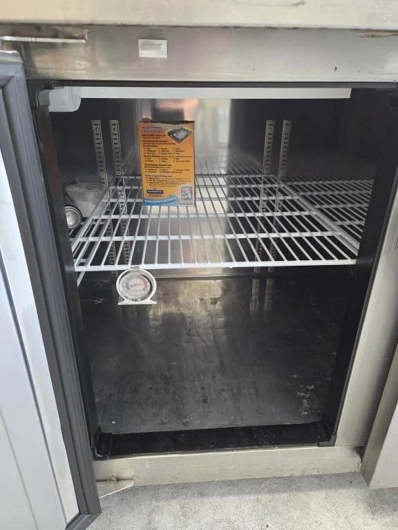 [USED] Everest ETR3 72" 3 Solid Door Undercounter Refrigerator